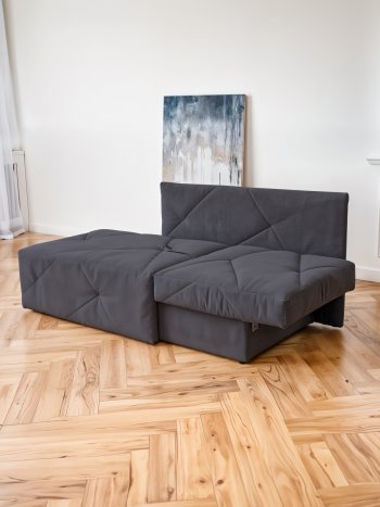 Диван 1010 графит, правый (BRENDOSS) в Невьянске - nevyansk.mebel-e96.ru