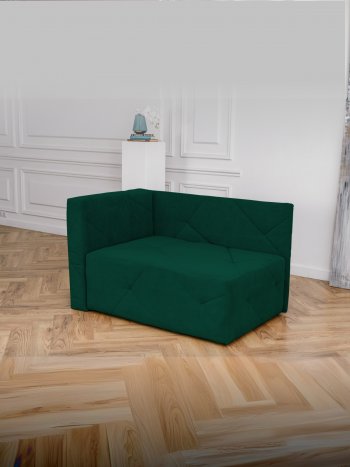 Диван 1010 изумруд, левый (BRENDOSS) в Невьянске - nevyansk.mebel-e96.ru