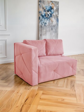 Диван 1010 розовый, левый (BRENDOSS) в Невьянске - nevyansk.mebel-e96.ru