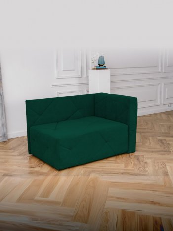 Диван 1010 изумруд, правый (BRENDOSS) в Невьянске - nevyansk.mebel-e96.ru