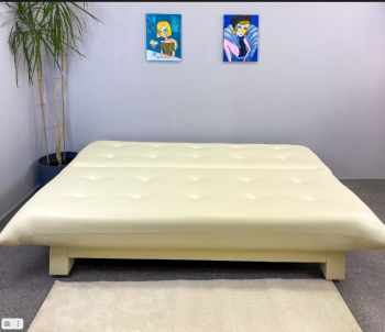 Диван-кровать Поло Стайл экокожа Sunny Cream в Невьянске - nevyansk.mebel-e96.ru