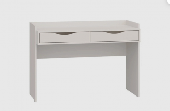 Стол письменный, арт.6-01111, кашемир серый (ГК) в Невьянске - nevyansk.mebel-e96.ru