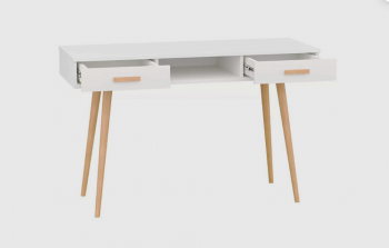 Стол письменный, арт.6-01103, белый (ГК) в Невьянске - nevyansk.mebel-e96.ru