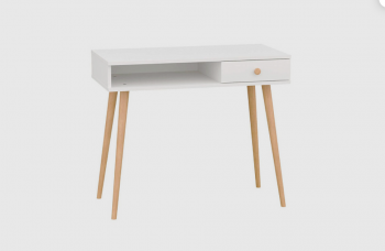 Стол письменный, арт.6-01101, белый (ГК) в Невьянске - nevyansk.mebel-e96.ru