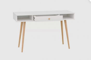 Стол письменный, арт.6-01102, белый (ГК) в Невьянске - nevyansk.mebel-e96.ru