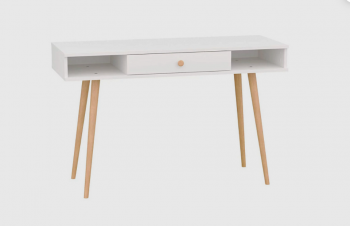 Стол письменный, арт.6-01102, белый (ГК) в Невьянске - nevyansk.mebel-e96.ru