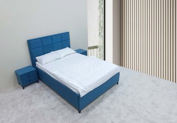 Кровать с подъемным механизмом Мега синий (Лин) в Невьянске - nevyansk.mebel-e96.ru