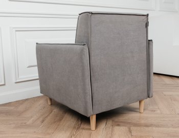 Кресло 831 Серый, велюр (Brendoss) в Невьянске - nevyansk.mebel-e96.ru