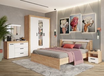 Комод Адель белый (Текс) в Невьянске - nevyansk.mebel-e96.ru