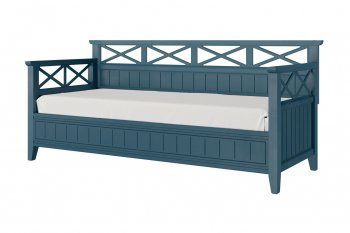 Кровать из массива Амелия сапфир без ящиков (БМ) в Невьянске - nevyansk.mebel-e96.ru