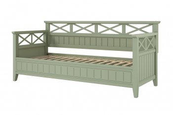 Кровать из массива Амелия зеленый самшит (БМ) в Невьянске - nevyansk.mebel-e96.ru