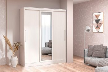 Шкаф-купе 1700 мм 3-х дверный с 1-м зеркалом (арт. 012) бодега (Диал) в Невьянске - nevyansk.mebel-e96.ru