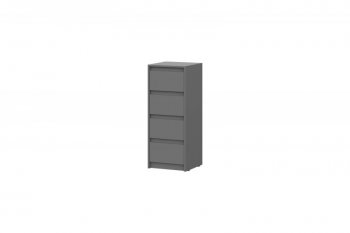 Комод Айден КМ06-400 серый графит (ИЦ) в Невьянске - nevyansk.mebel-e96.ru