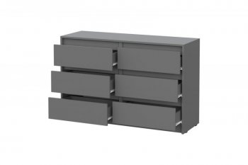 Комод Айден КМ06-1200 серый графит (ИЦ) в Невьянске - nevyansk.mebel-e96.ru