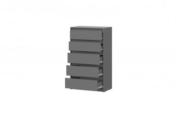 Комод Айден КМ06-700 серый графит (ИЦ) в Невьянске - nevyansk.mebel-e96.ru