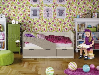 Кровать Бабочки Шарли мокко (Миф) в Невьянске - nevyansk.mebel-e96.ru