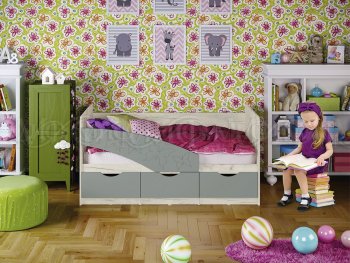 Кровать Бабочки Шарли бриз (Миф) в Невьянске - nevyansk.mebel-e96.ru