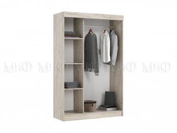 Шкаф-купе Бася 1300 мм крафт/кашемир (Миф) в Невьянске - nevyansk.mebel-e96.ru