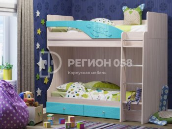 Двухъярусная кровать Бемби МДФ (Регион) в Невьянске - nevyansk.mebel-e96.ru