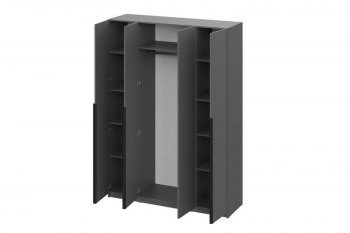 Шкаф 1600 мм Берген ШК-1600 графит (ИЦ) в Невьянске - nevyansk.mebel-e96.ru