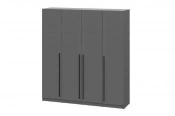 Шкаф 2000 мм Берген ШК-2000 графит (ИЦ) в Невьянске - nevyansk.mebel-e96.ru