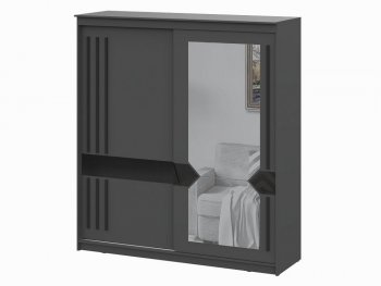 Шкаф-купе №25 2000 мм Блэк ЛАЙТ графит (СВ) в Невьянске - nevyansk.mebel-e96.ru