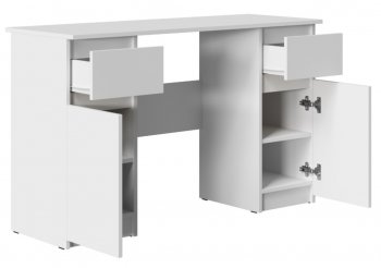 Стол письменный Бостон лайт СП-002 белый (Стиль) в Невьянске - nevyansk.mebel-e96.ru