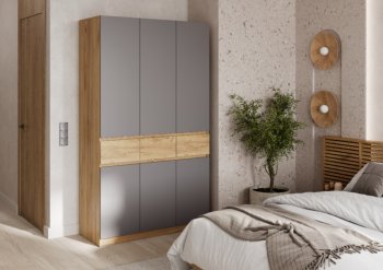 Спальный гарнитур Бостон Лайт серый (Стиль) в Невьянске - nevyansk.mebel-e96.ru