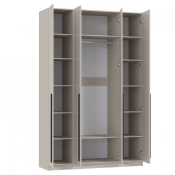 Шкаф 1600 мм 67.13 Брандо ЛДСП кашемир (высота 2400) (Олмеко) в Невьянске - nevyansk.mebel-e96.ru