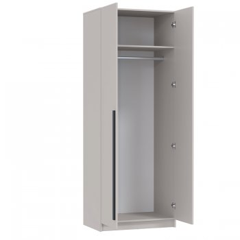 Шкаф 800 мм 67.17 Брандо ЛДСП кашемир (высота 2150) (Олмеко) в Невьянске - nevyansk.mebel-e96.ru