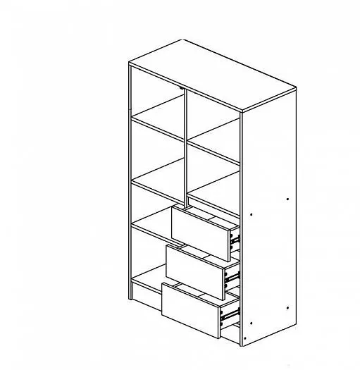 Шкаф комбинированный Челси Color (Миф) в Невьянске - nevyansk.mebel-e96.ru