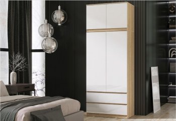 Шкаф Челси с антресолью 900 мм Сонома (Миф) в Невьянске - nevyansk.mebel-e96.ru