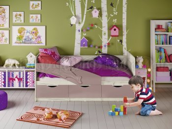 Кровать Дельфин шарли пинк (Миф) в Невьянске - nevyansk.mebel-e96.ru