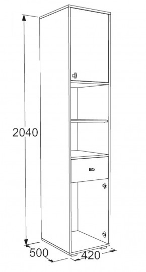 Набор детской мебели Омега-18 (модульная) в Невьянске - nevyansk.mebel-e96.ru