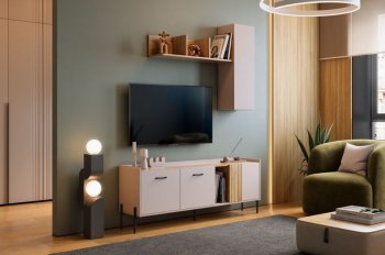 Стенка Доминика модульная  (Мебельсон) в Невьянске - nevyansk.mebel-e96.ru