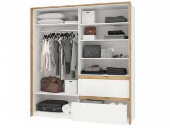 Шкаф 2000 мм Дубай сек №11 (Росток) в Невьянске - nevyansk.mebel-e96.ru