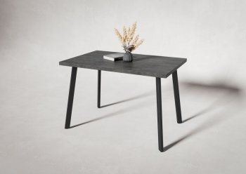 Стол нераздв. Дублин 32 КРАФТ В2, ЛДСП Цемент темный (Вудман) в Невьянске - nevyansk.mebel-e96.ru