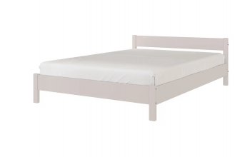 Кровать из массива Эби Льняной (БМ) в Невьянске - nevyansk.mebel-e96.ru