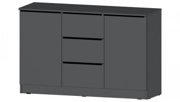 Комод Элегант большой графит (Лин) в Невьянске - nevyansk.mebel-e96.ru