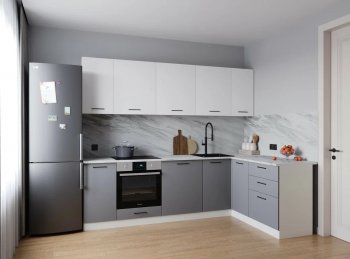 Угловой кухонный гарнитур Элеганция 2600*1600 мм Sanvut в Невьянске - nevyansk.mebel-e96.ru