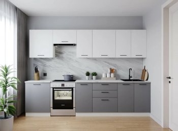 Кухонный гарнитур Элеганция 3000 мм (Санвут) в Невьянске - nevyansk.mebel-e96.ru