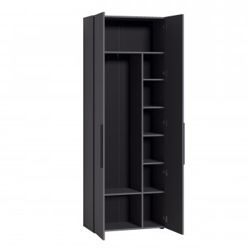 Шкаф для одежды 800 мм Эйр 13.340 графит (Моби) в Невьянске - nevyansk.mebel-e96.ru