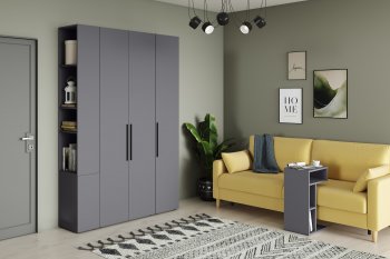 Шкаф модульный Эйр, графит (Моби) в Невьянске - nevyansk.mebel-e96.ru