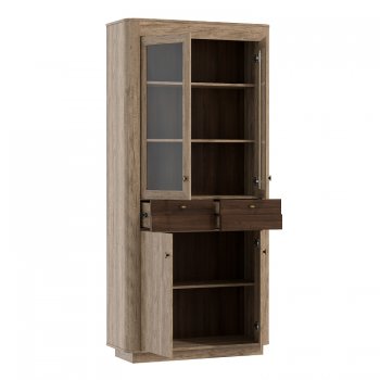 Шкаф витрина 34.05 Фантазия (Олмеко) в Невьянске - nevyansk.mebel-e96.ru