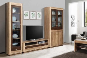 Стенка Фантазия модульная (Олмеко) в Невьянске - nevyansk.mebel-e96.ru