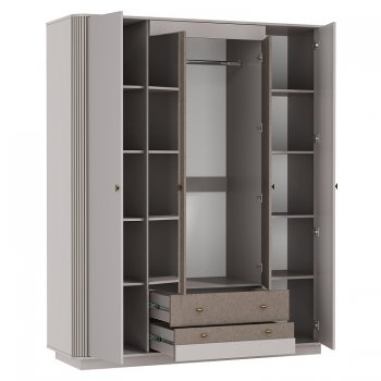 Шкаф 1700 мм Фантазия 34.01 кашемир (Олмеко) в Невьянске - nevyansk.mebel-e96.ru