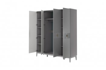 Шкаф распашной 1954 мм ШР-4 антрацит (БМ) в Невьянске - nevyansk.mebel-e96.ru