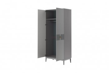 Шкаф распашной ШР-2 Фарго антрацит (БМ) в Невьянске - nevyansk.mebel-e96.ru