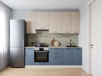 Кухонный гарнитур Фьюжн 2400 мм Sanvut в Невьянске - nevyansk.mebel-e96.ru