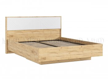 Кровать парящая с ПМ Флэш белый/дуб крафт (Миф) в Невьянске - nevyansk.mebel-e96.ru